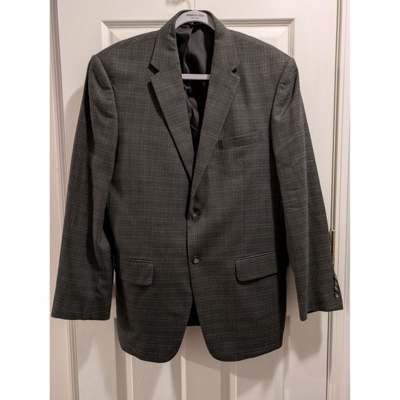 Jos. A. Bank Other - Jos A Bank Blazer Traditional Fit 42R Blue Gray Check Wool Sport Jacket